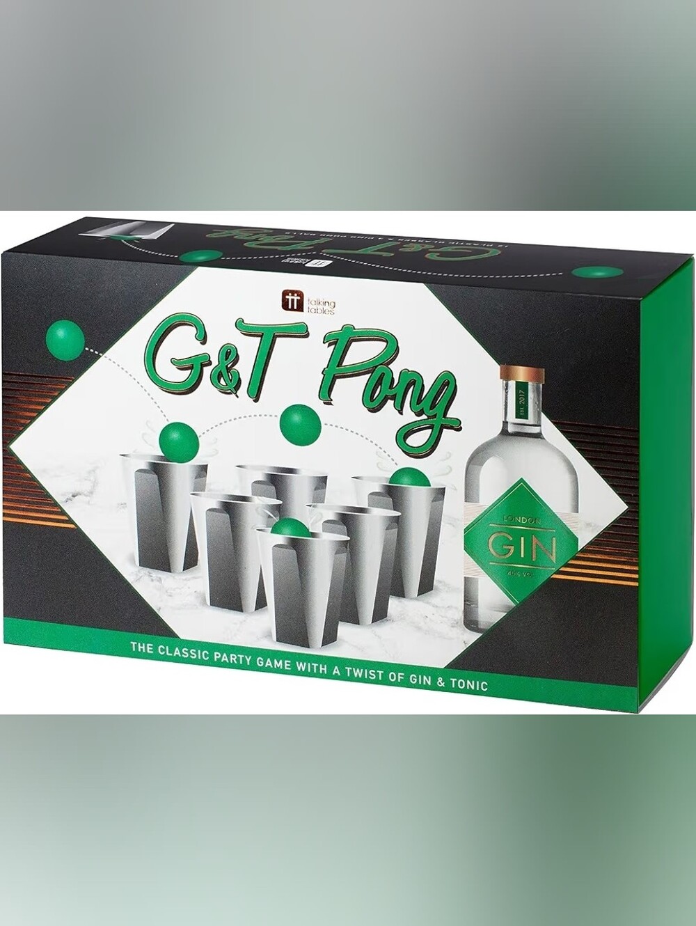 G&T Pong Party Game - Green